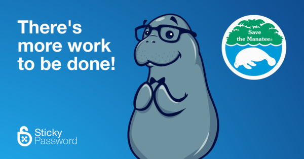 Sticky Password continues support for manatees