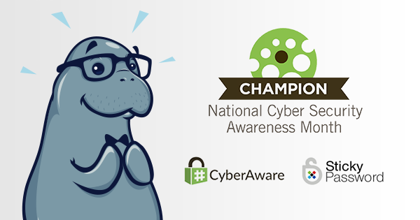 Sticky Password becomes National Cyber Security Awareness Month 2017 champion