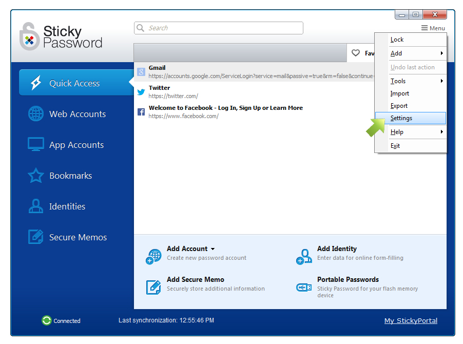 add sticky password to chrome add sticky password to chrome