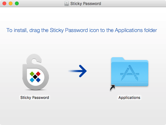 Jak nainstalovat Sticky Password na váš Mac - spusťte Sticky Password.