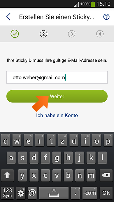So installieren Sie Sticky Password unter Android