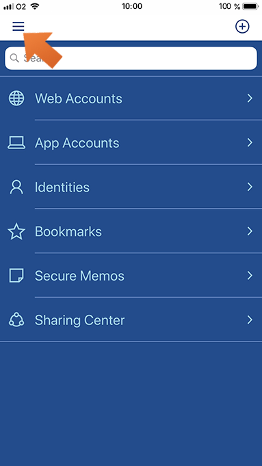 Biometrics: Touch ID and Face ID authentication on your iPhone or iPad tap Menu.