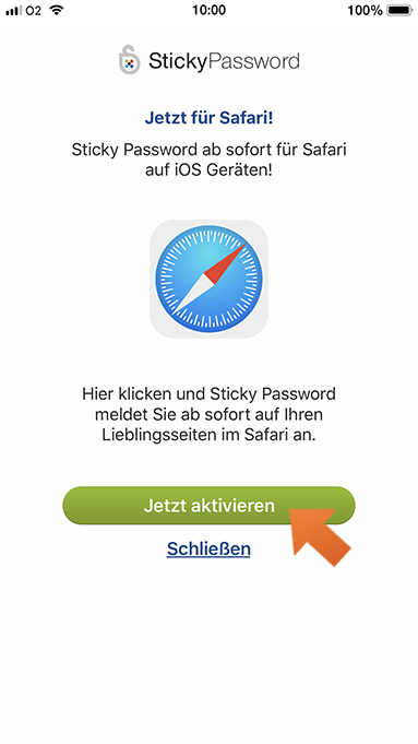 So aktivieren und verwenden Sie die Sticky Password Erweiterung für den Safari Browser auf Ihrem iPhone oder iPad