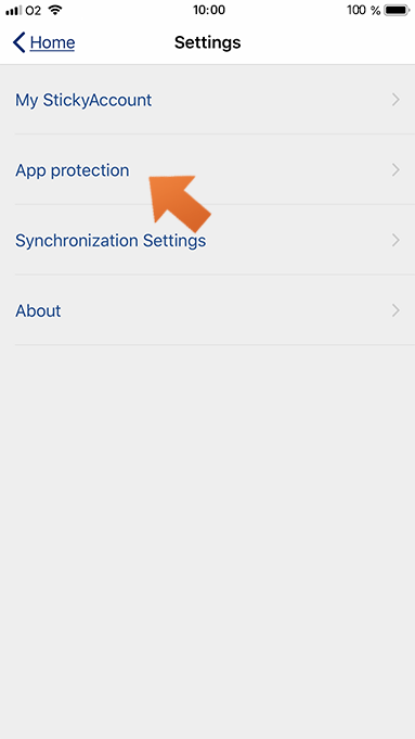 How to set up PIN authentication on your iPhone or iPad - tap app protection.