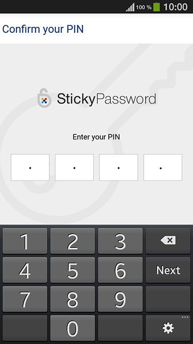How to set up PIN authentication on your Android - confirm your PIN.
