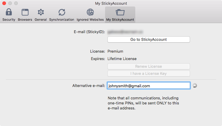 Sticky Password preferences on your Mac - My StickyAccount.