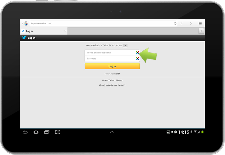 How to use Autofill in Sticky Browser on Android.