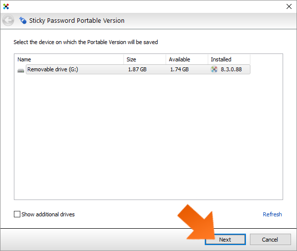 How to create a USB portable password manager on Windows