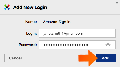 How to Add a Web Account on Mac - click Add.