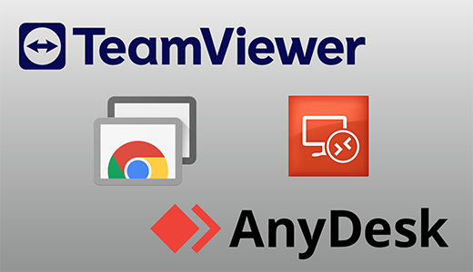 Logos showing Sticky Password’s support for remote work applications, including Team Viewer, AnyDesk, MS Remote Desktop and Chrome Remote Desktop.