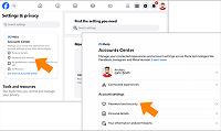 Création d’une passkey dans Facebook – étape 2