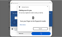 Création d’une passkey dans Facebook – étape 5